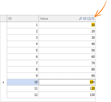 ShowInHeaderSearchResults - WinForms Data Grid