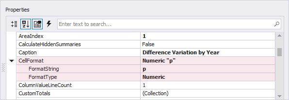 Format cell values