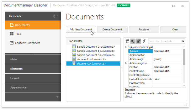 WindowsInspiredUI - Manual - Add Documents