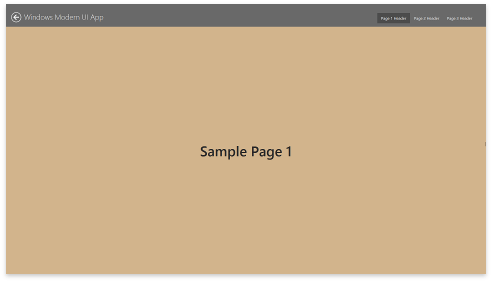 WindowsInspiredUI - Manual - PageGroup runtime