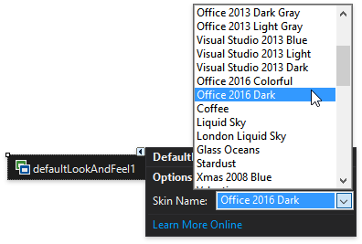 WindowsInspiredUI - Manual - Select Skin