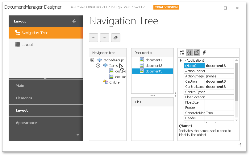 WindowsUI - TabbedGroup - Populate with Documents