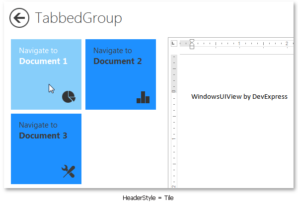 WindowsUIView - TabbedGroup Tile Headers