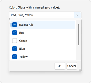 WinForms Checked Combobox Editor, DevExpress
