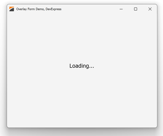 Display Custom Overlay Form - WinForms, DevExpress