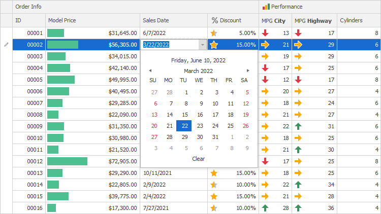 Edit and Validate Data - WinForms Data Grid | DevExpress