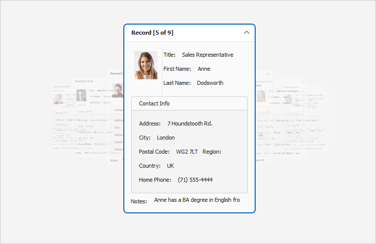 Layout/Carousel View