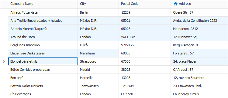 Focus and Selection - WinForms Data Grid | DevExpress