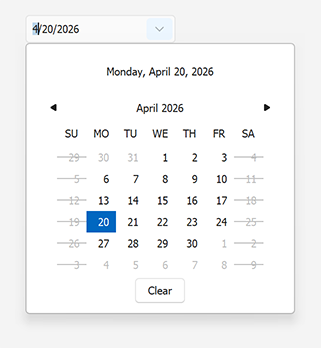 Disable Weekends - WinForms DateEdit, DevExpress