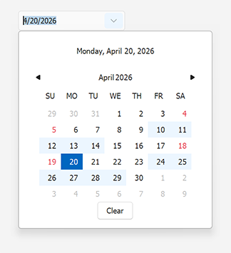 Select Multiple Dates - WinForms DateEdit, DevExpress
