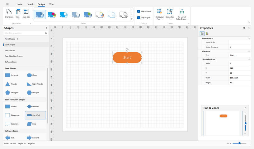 WinForms Diagram Designer, DevExpress