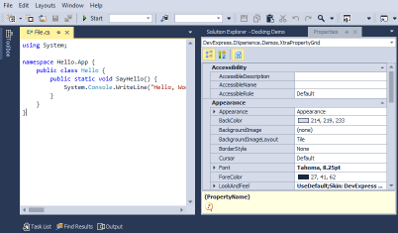 **Tabbed View**<br/>A View for creating TDI (Tabbed MDI) applications