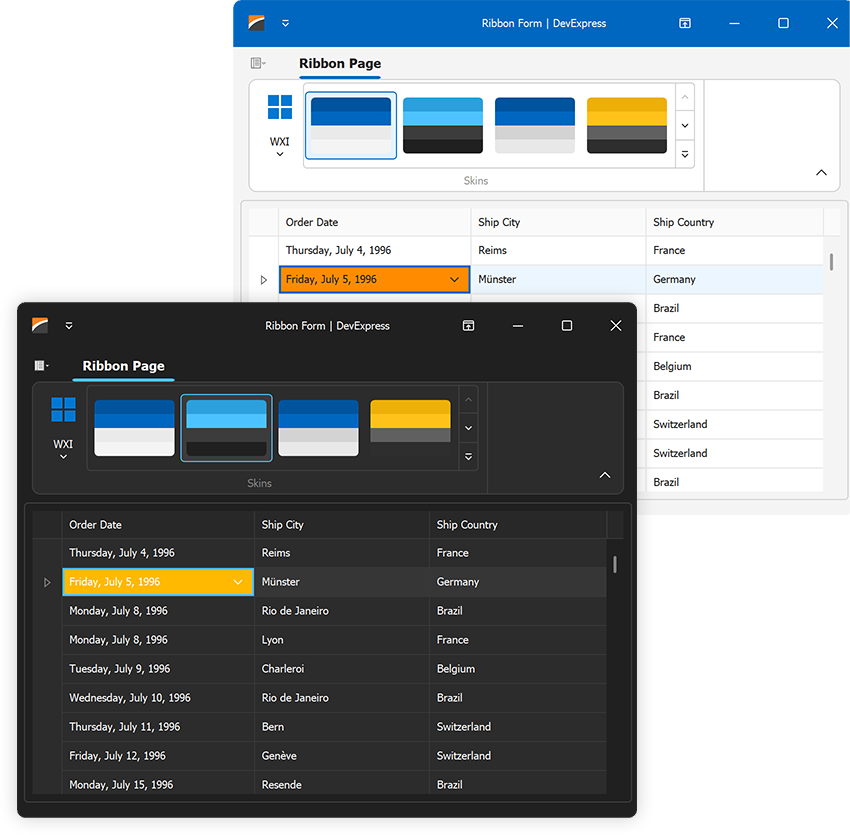 Focused Cell Appearance - WinForms Data Grid, DevExpress