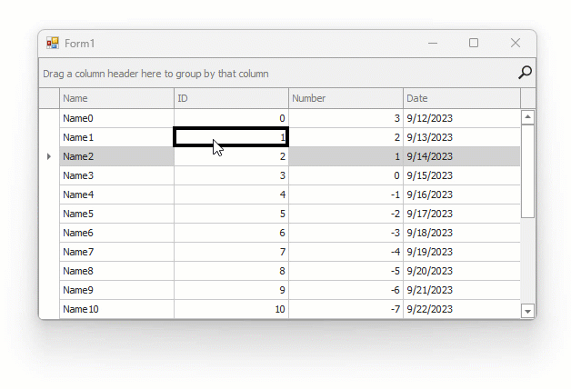 WinForms Data Grid - PaintEx Event, DevExpress