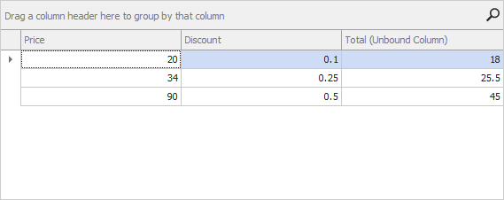 Create Unbound Columns - WinForms Data Grid, DevExpress