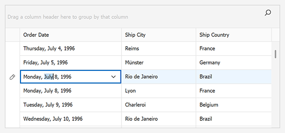 Use Mask Settings to Format Display Text - WinForms Data Grid, DevExpress