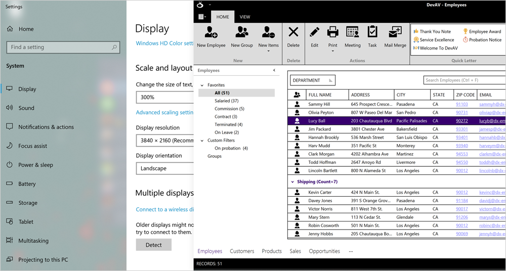 High DPI Support - WinForms UI Controls