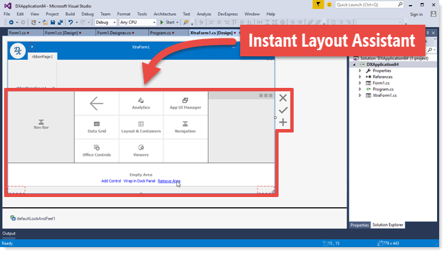 WinForms-Installed-InstantLayoutAssistant