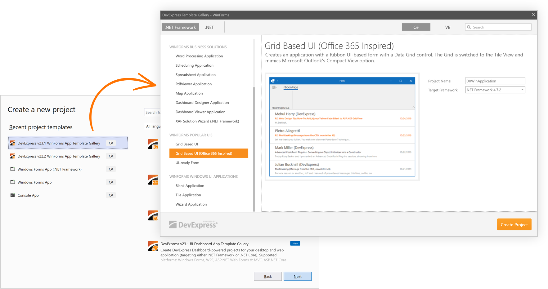 What's Installed | WinForms Controls | DevExpress Documentation