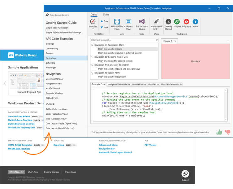 DevExpress MVVM Demos