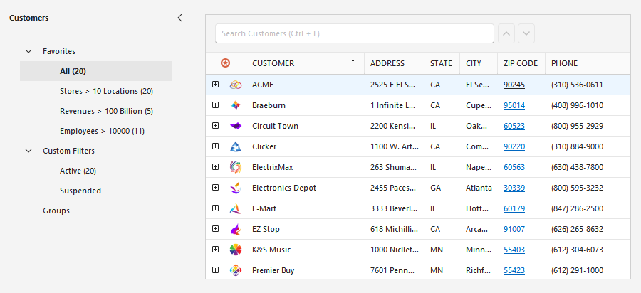 WinForms Accordion Control - DevExpress