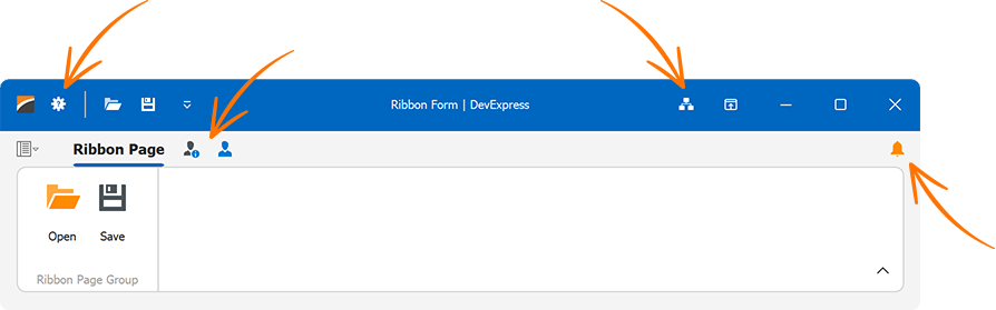 Alignment of Bar Items - WinForms Ribbon Control, DevExpress