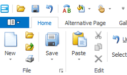 Winforms - Ribbon Toolbars and Menus - Ribbon