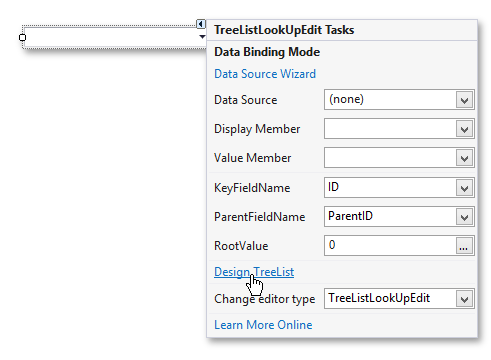 XtraEditors - TreeListLookUpEdit Design Tree List