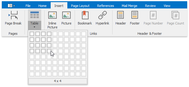 XtraRichEdit_Tables_UI_Insert