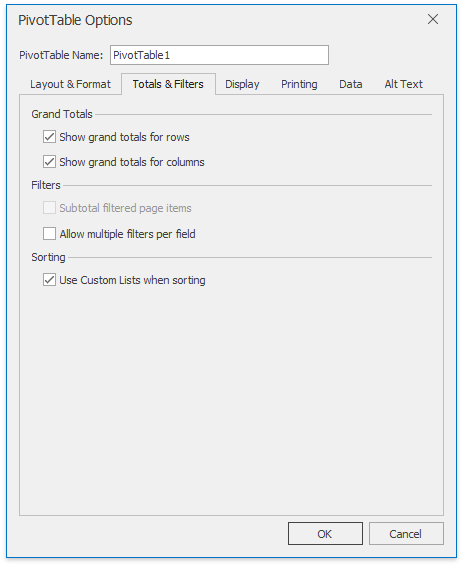 XtraSpreadsheet_PivotTableOptionsDialog_TotalsAndFilters