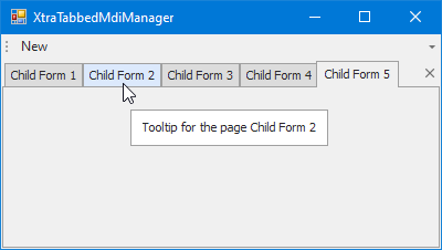 XtraTabbedMdiManager_Ex