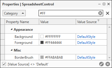 Search through Properties