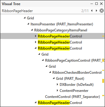 Visual Tree Window - Search