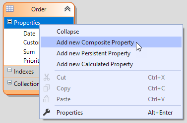 data model designer add composite key