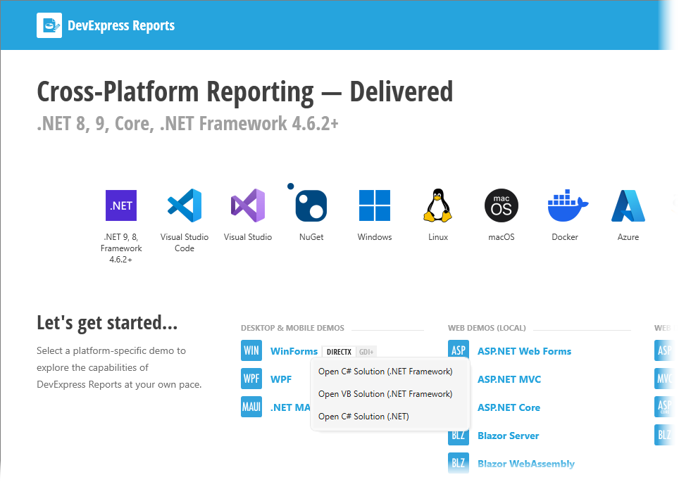 Demo Center - Open Solution
