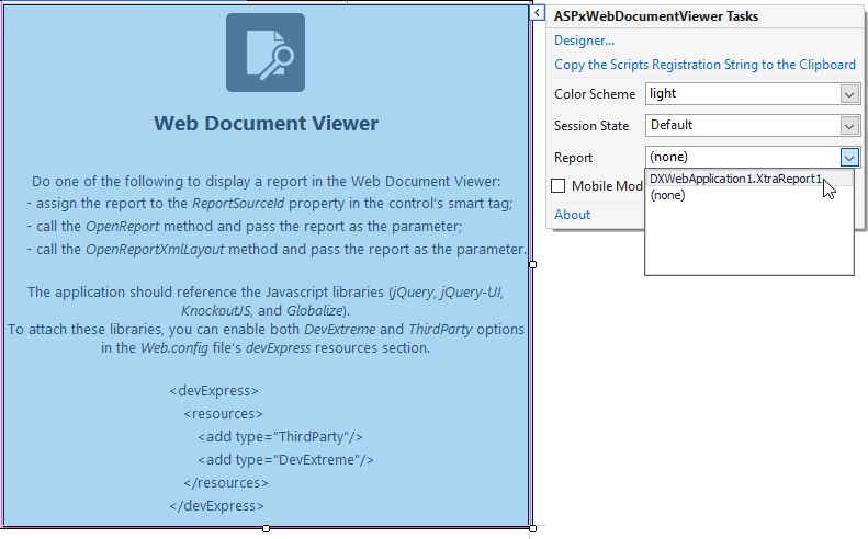 aspx-web-doc-viewer-set-report