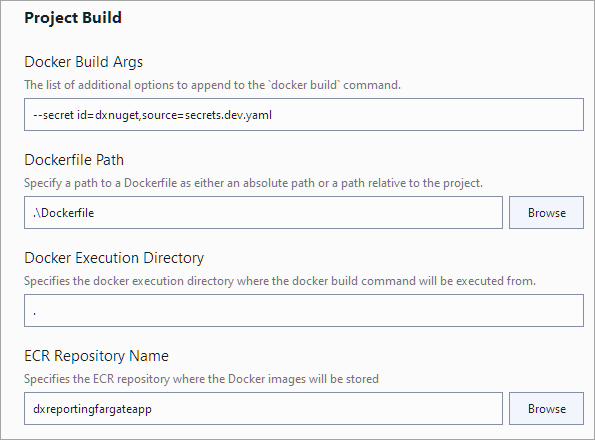 Docker Options