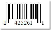 Barcode - UPC-E1