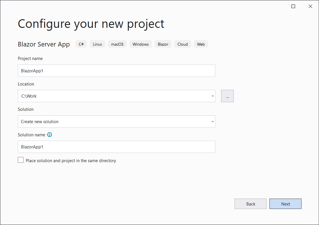 Getting Started - Configure a New Project