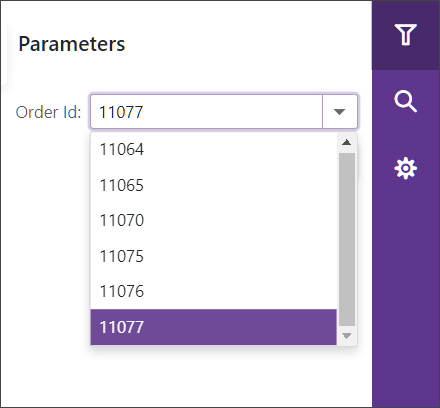 Blazor Reporting Custom Parameter Editor