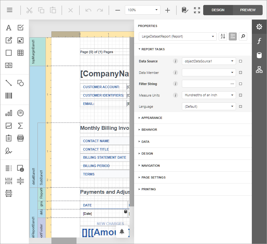 Report Designer for Blazor WASM Standalone