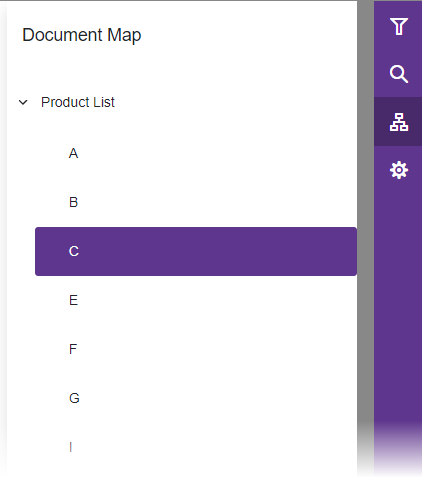 Blazor Report Viewer Document Map Panel