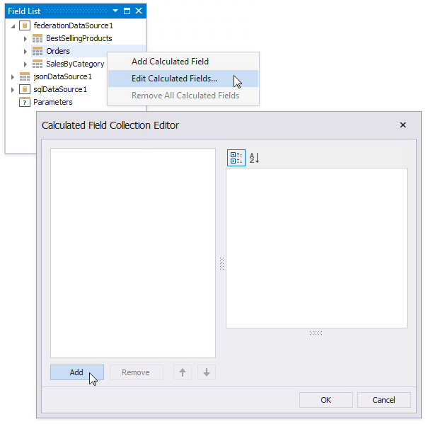 Add Calculated Fields