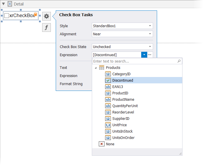 report-control-check-box-bind-to-data