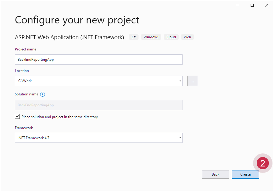 Configure New ASP.NET MVC Application