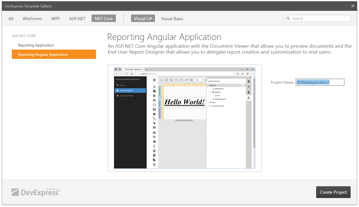 create-new-aspnet-core-angular-reporting-application-template-gallery