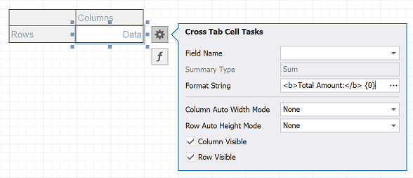 HTML-like markup in a cell's format string