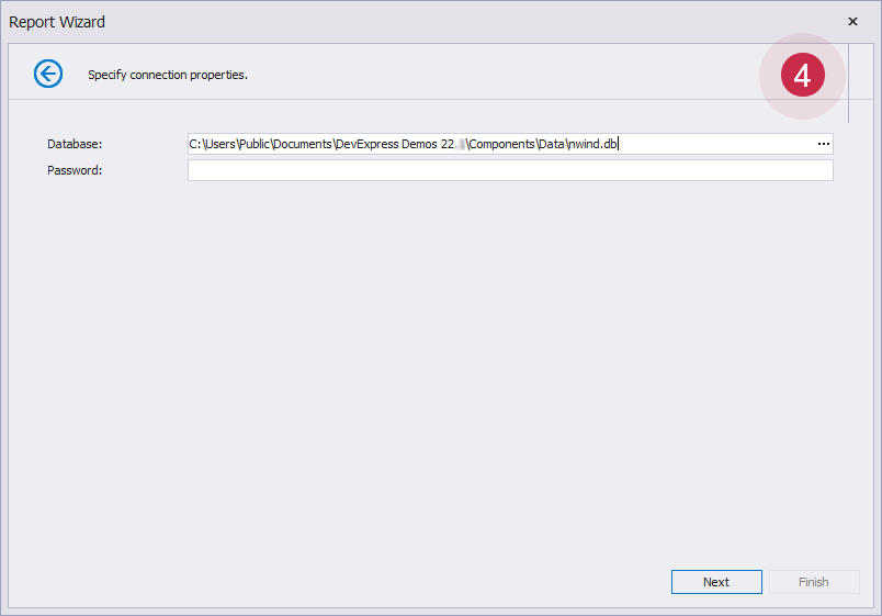 Specify connection string parameters