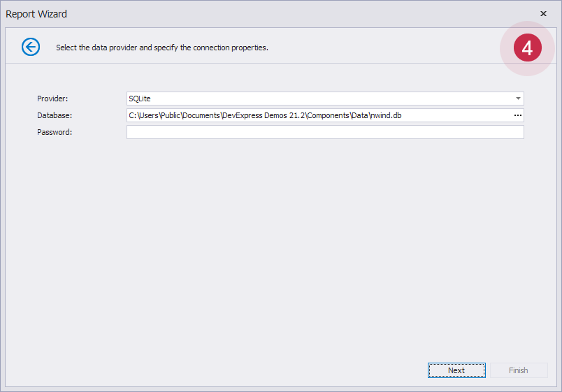 Specify connection string parameters