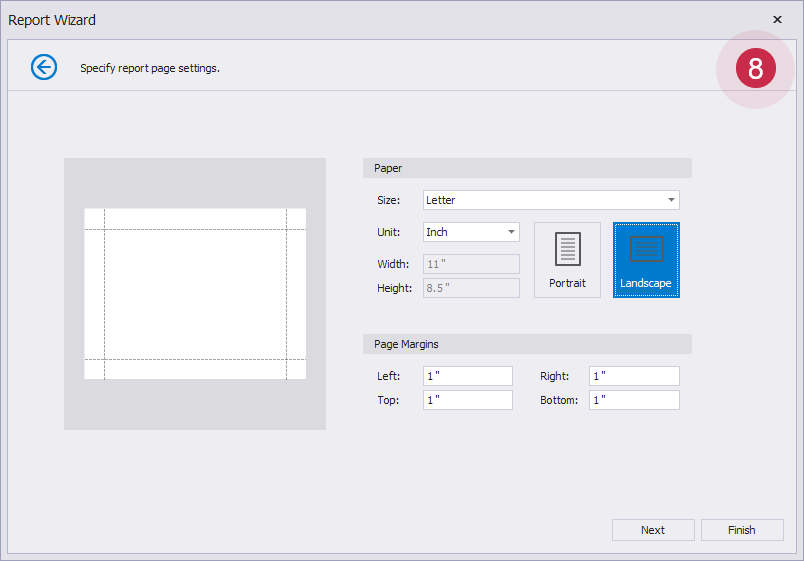 Change Page Orientation